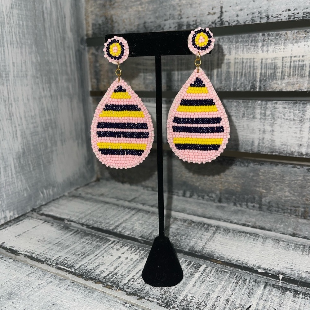 Festive Seed Bead Earrings
